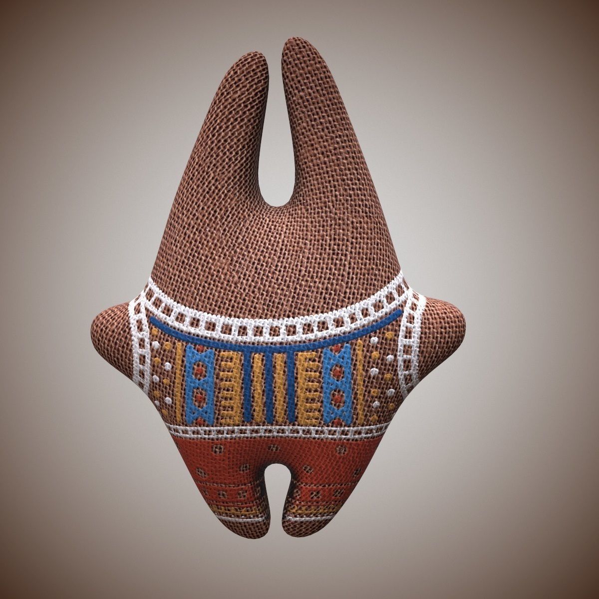 Rabbit Toy PBR  Low-poly 3D model_3