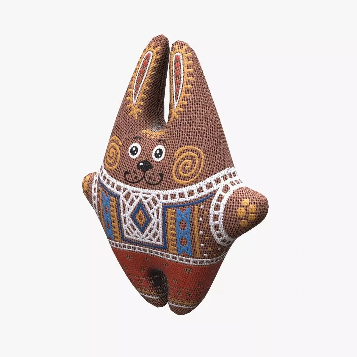 Rabbit Toy PBR  Low-poly 3D model_0