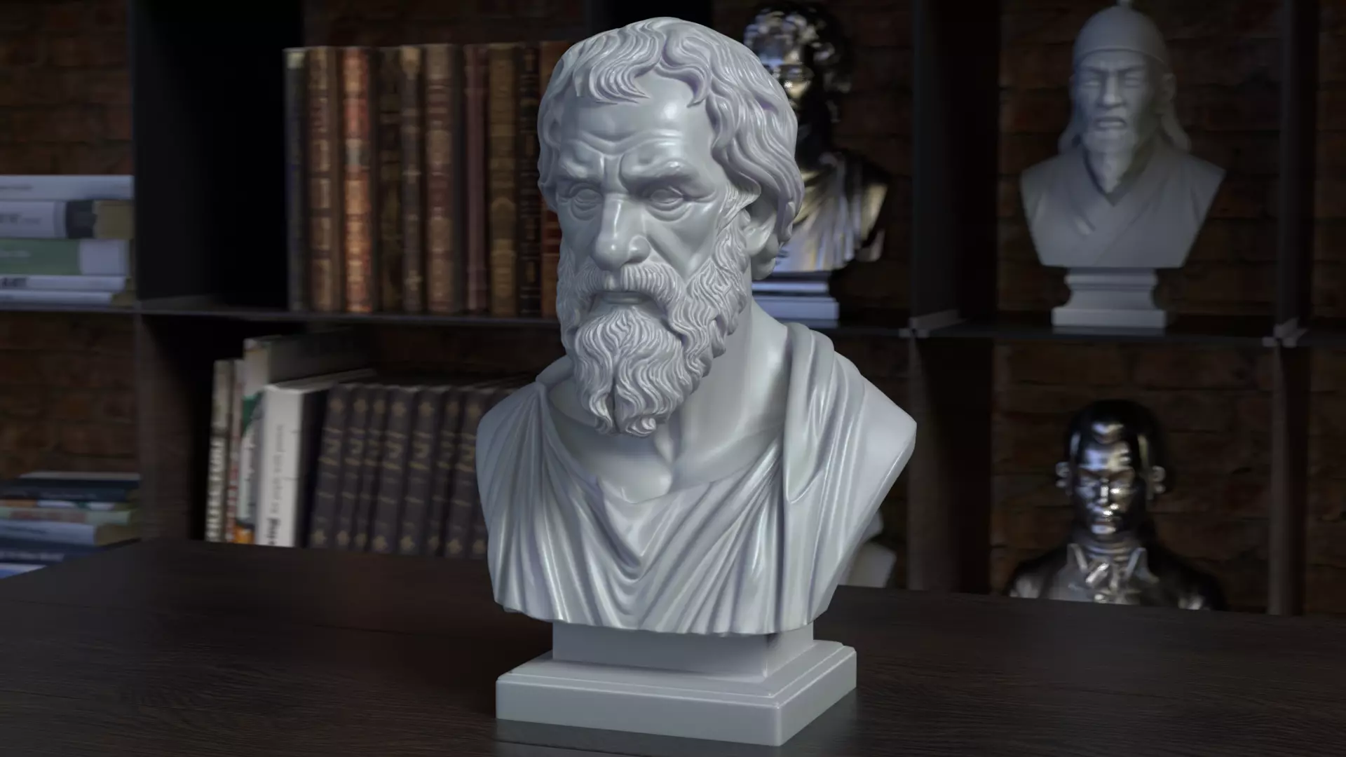 Heraclitus Bust Sculpture 3D Printable STL File 3D print model