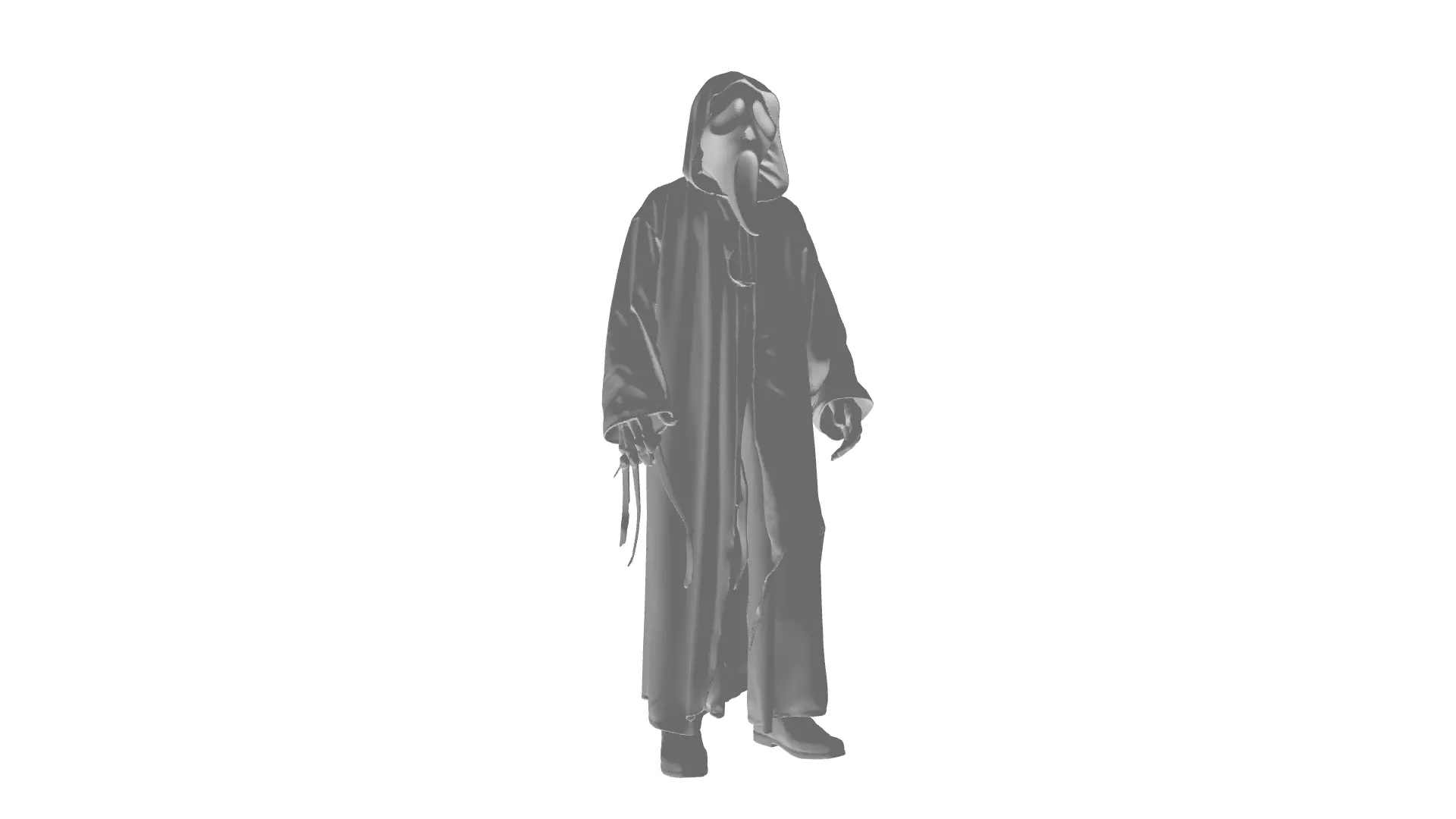 Ghost Face Free 3D print model