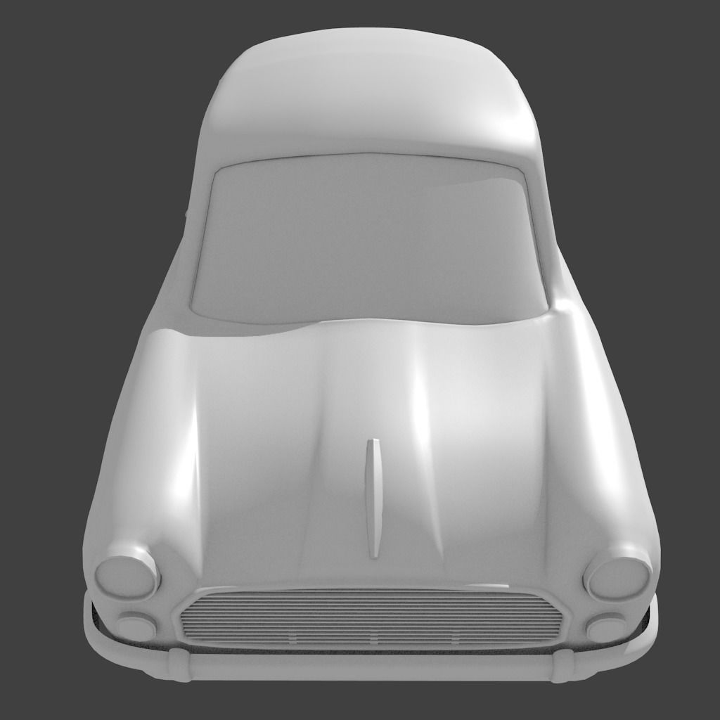 3D Lowpoly Ambassador Car 1999 Low-poly 3D model_7