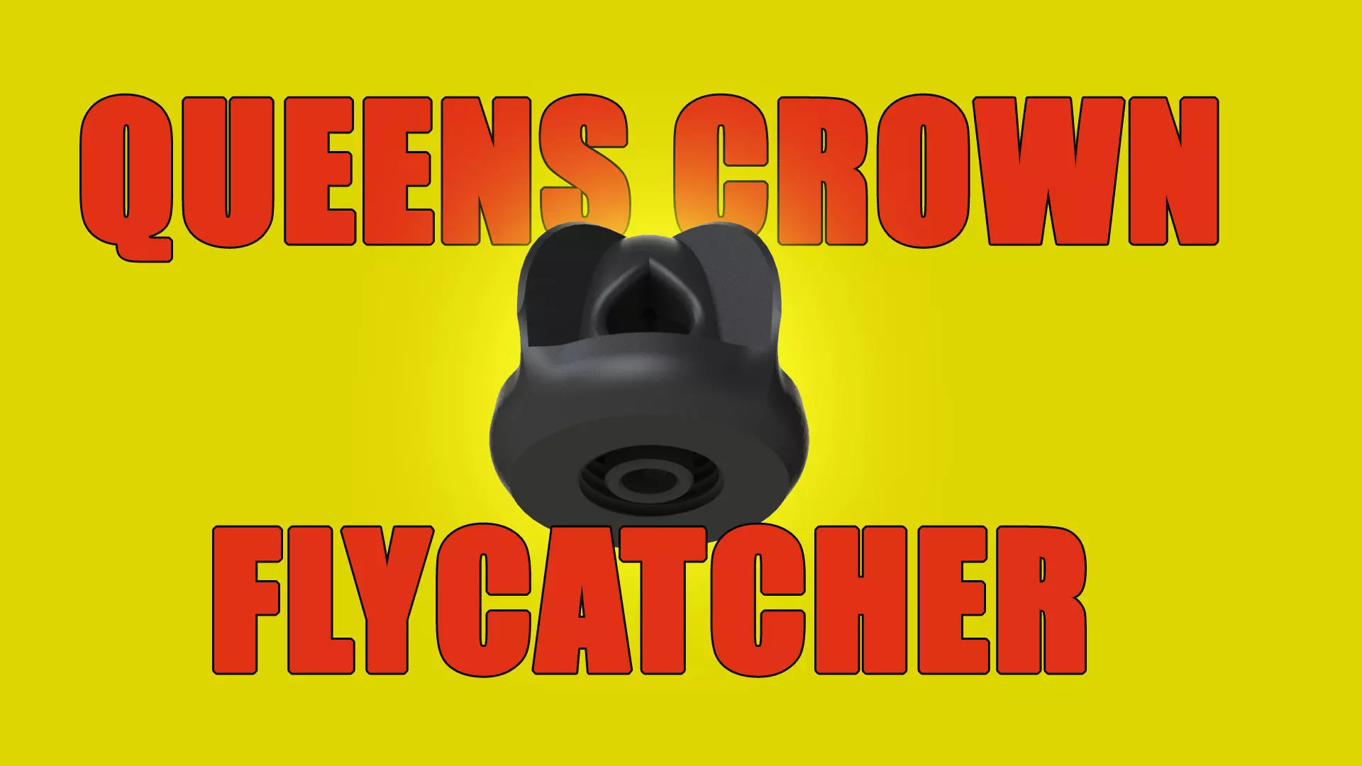 Queens Crown Flycatcher Free 3D print model