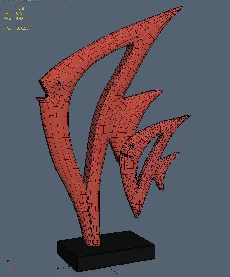 Fish figurine 3D model_5