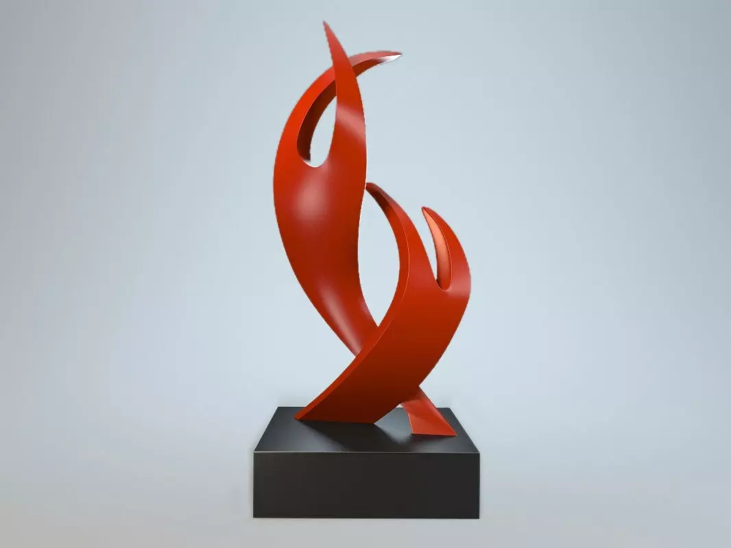 Flame of Love Sculpture P 3D print model