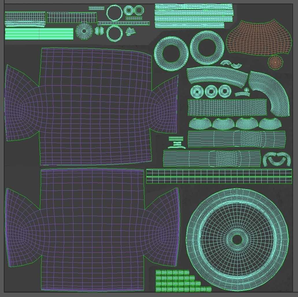 Green bankers lamp 3D model_13