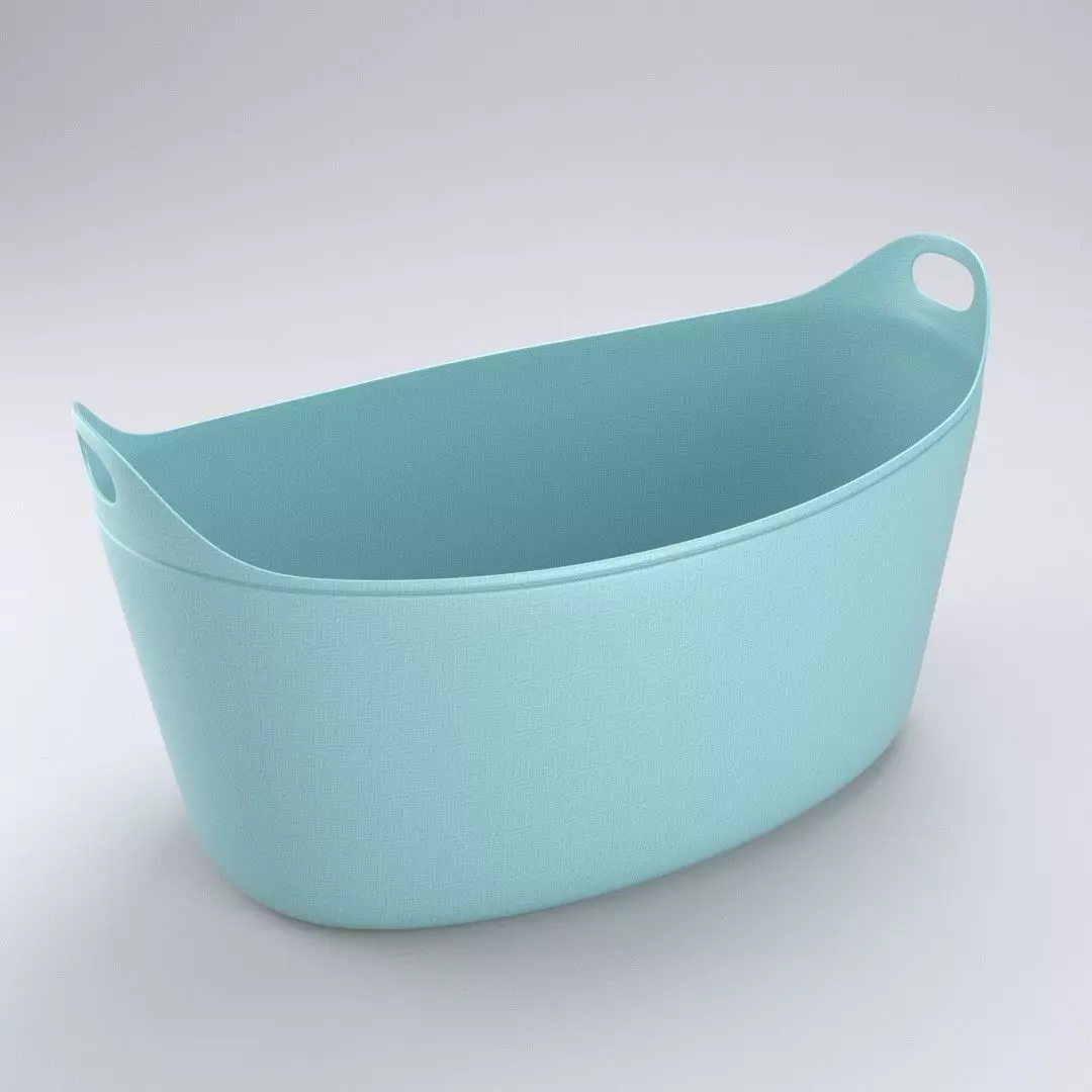 Laundry Basket 3D model_0