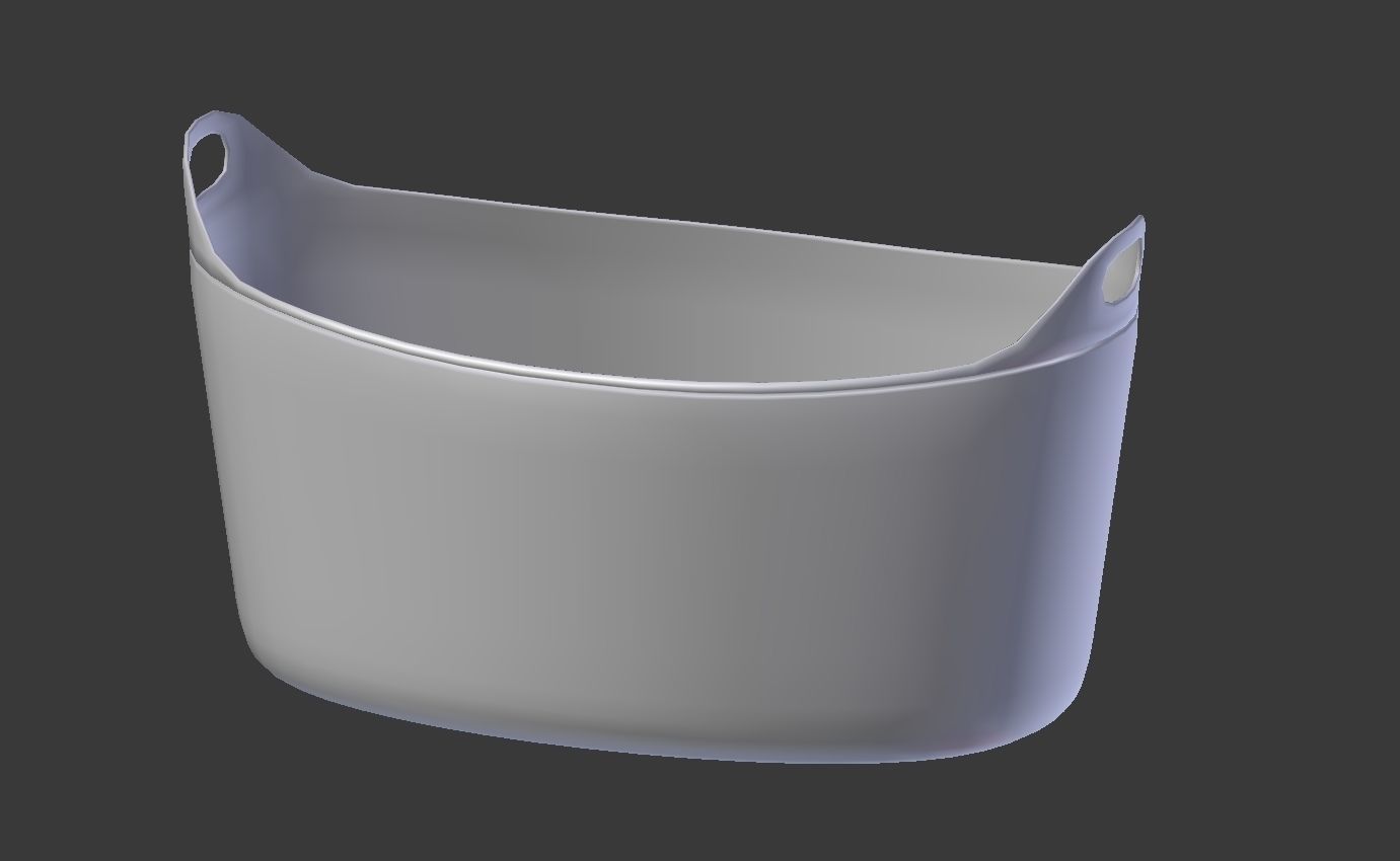 Laundry Basket 3D model_3