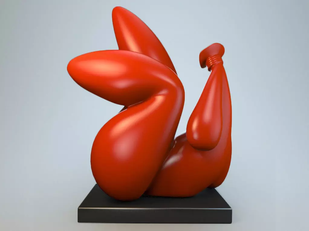 Sculpture Captive luxury 3D model