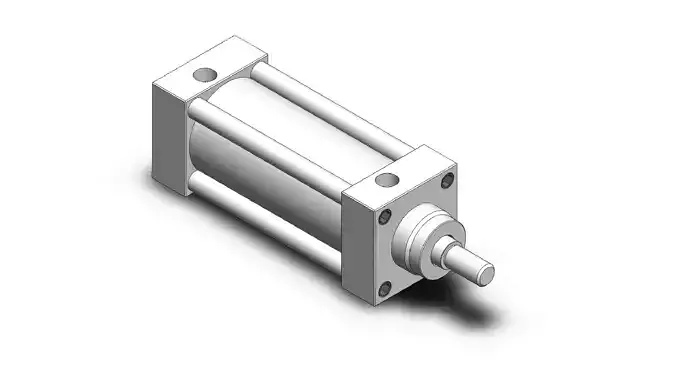 63x80 ISO15552 Pneumatic Cylinder Bore 63mm Stroke 80mm