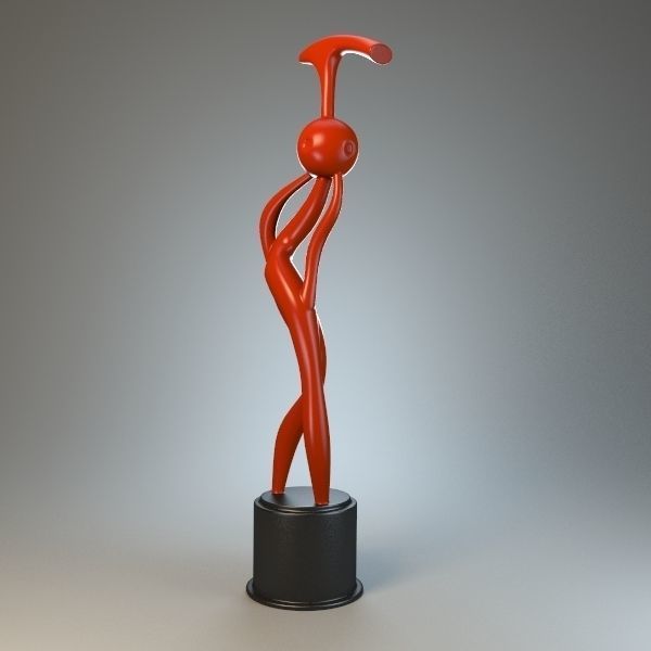 Sculpture Harlequin P 3D print model_3