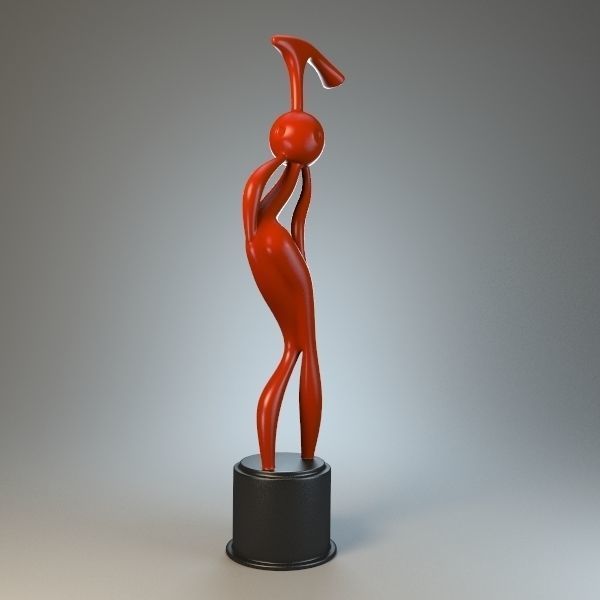 Sculpture Harlequin P 3D print model_1