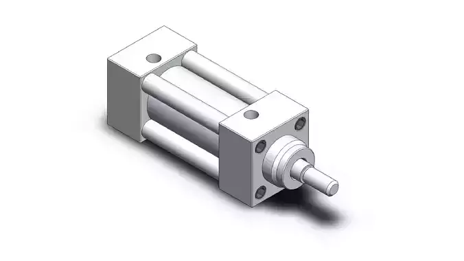 32x25 ISO15552 Pneumatic Cylinder Bore 32mm Stroke 25mm 
