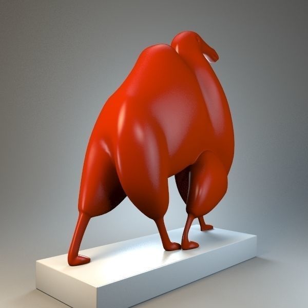 Sculpture Ship of the Desert 3D model_4