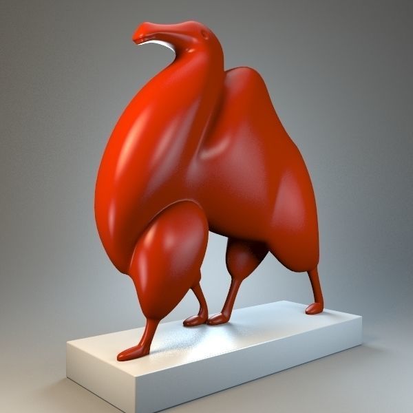 Sculpture Ship of the Desert 3D model_2