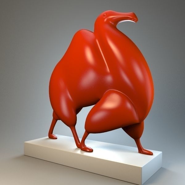 Sculpture Ship of the Desert 3D model_3