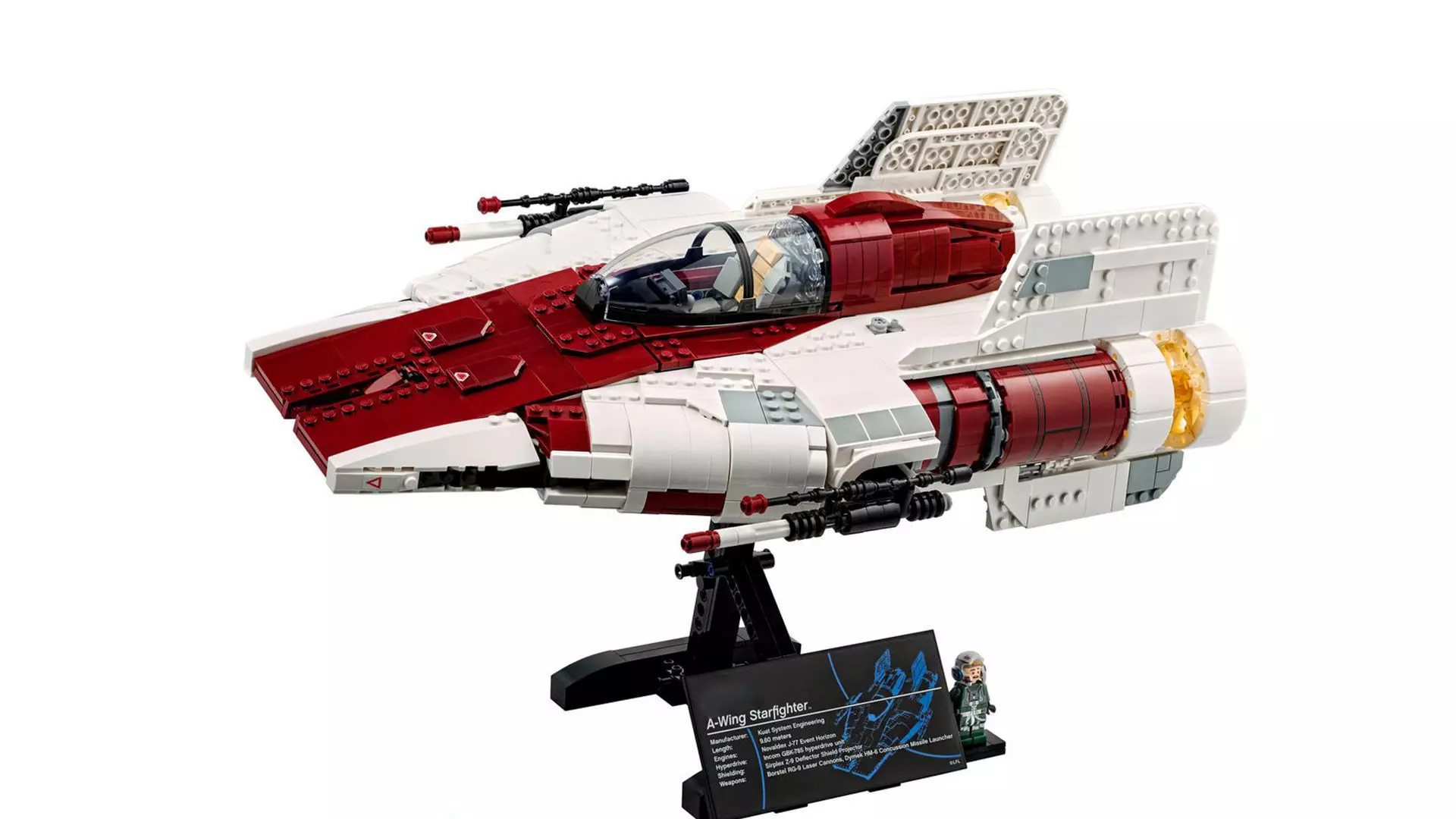 TwindBricks3D - 75275 A-wing Starfighter 3D print model
