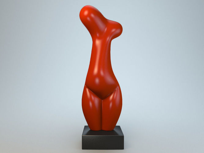 Yin Sculpture P 3D print model