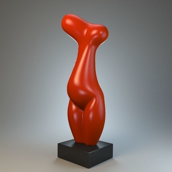 Yin Sculpture P 3D print model_2