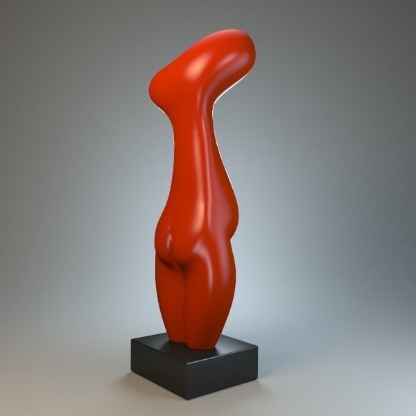 Yin Sculpture P 3D print model_3