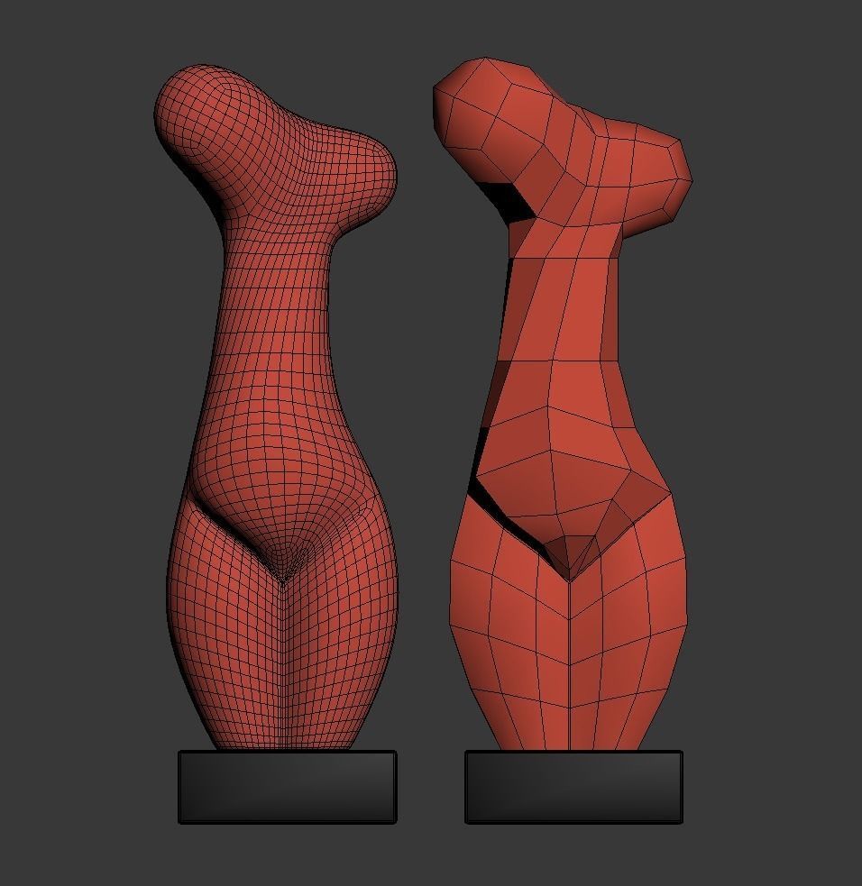 Yin Sculpture P 3D print model_4