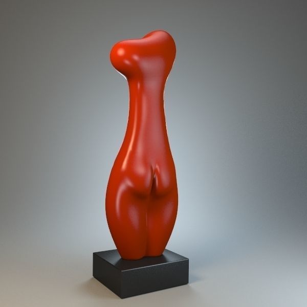 Yin Sculpture P 3D print model_1