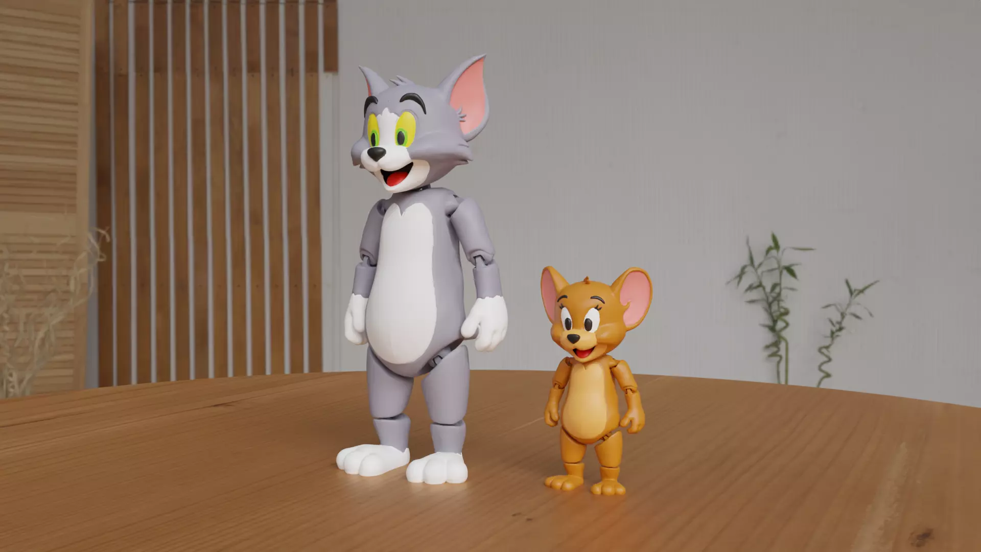 Tom and Jerry Articulated figure 3D print model
