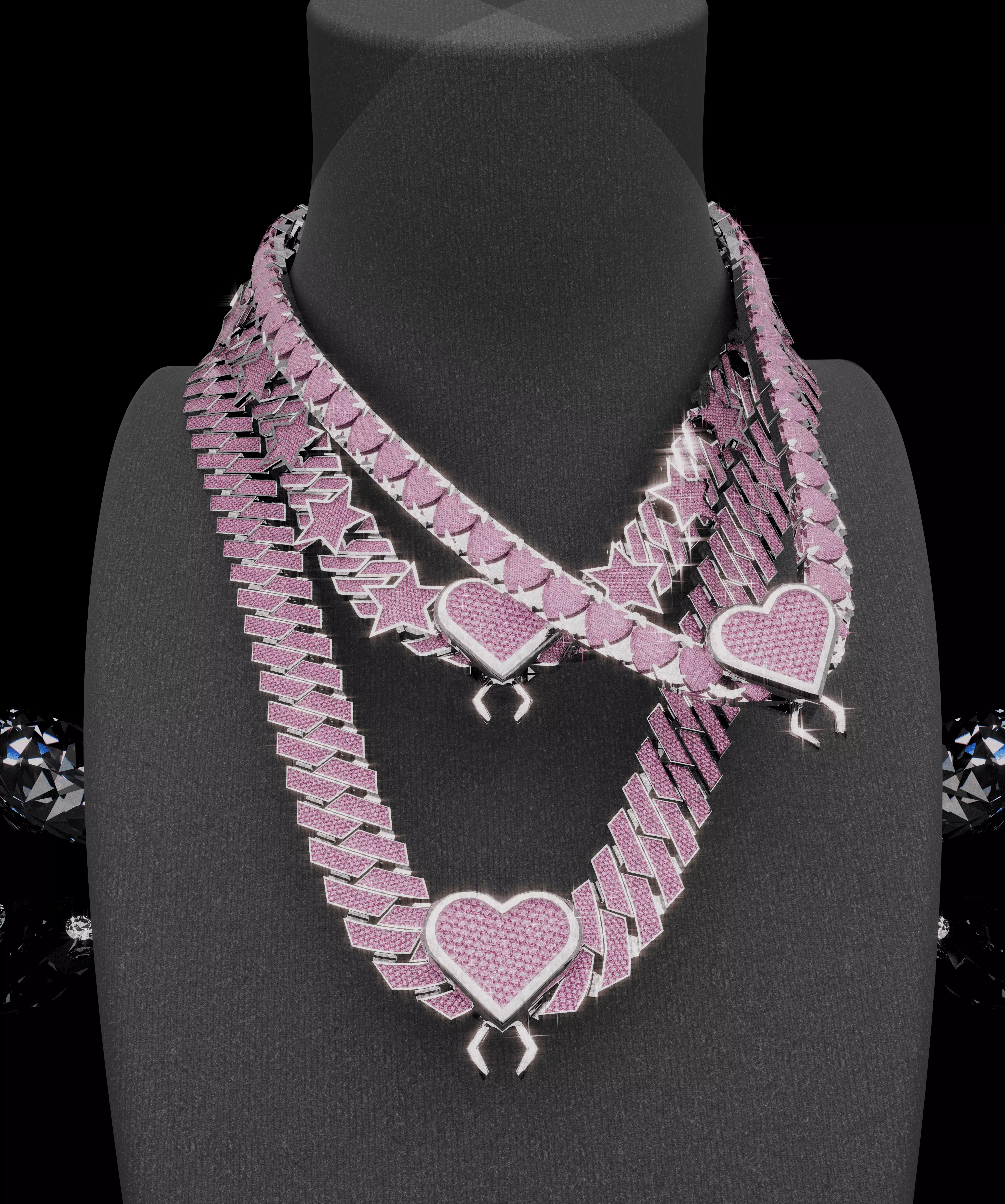 Cuban Chain Female GtaV Roleplay Low-poly 3D model