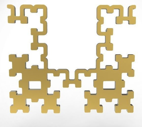fractal pendant  3D print model