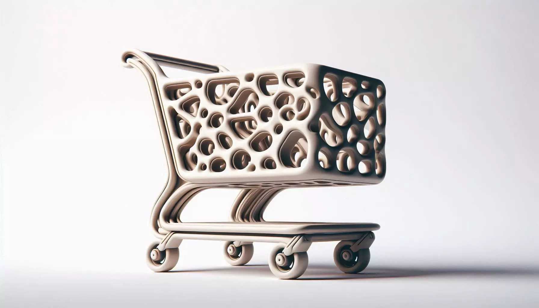Shopping Cart 3D Model Printable 3D print model