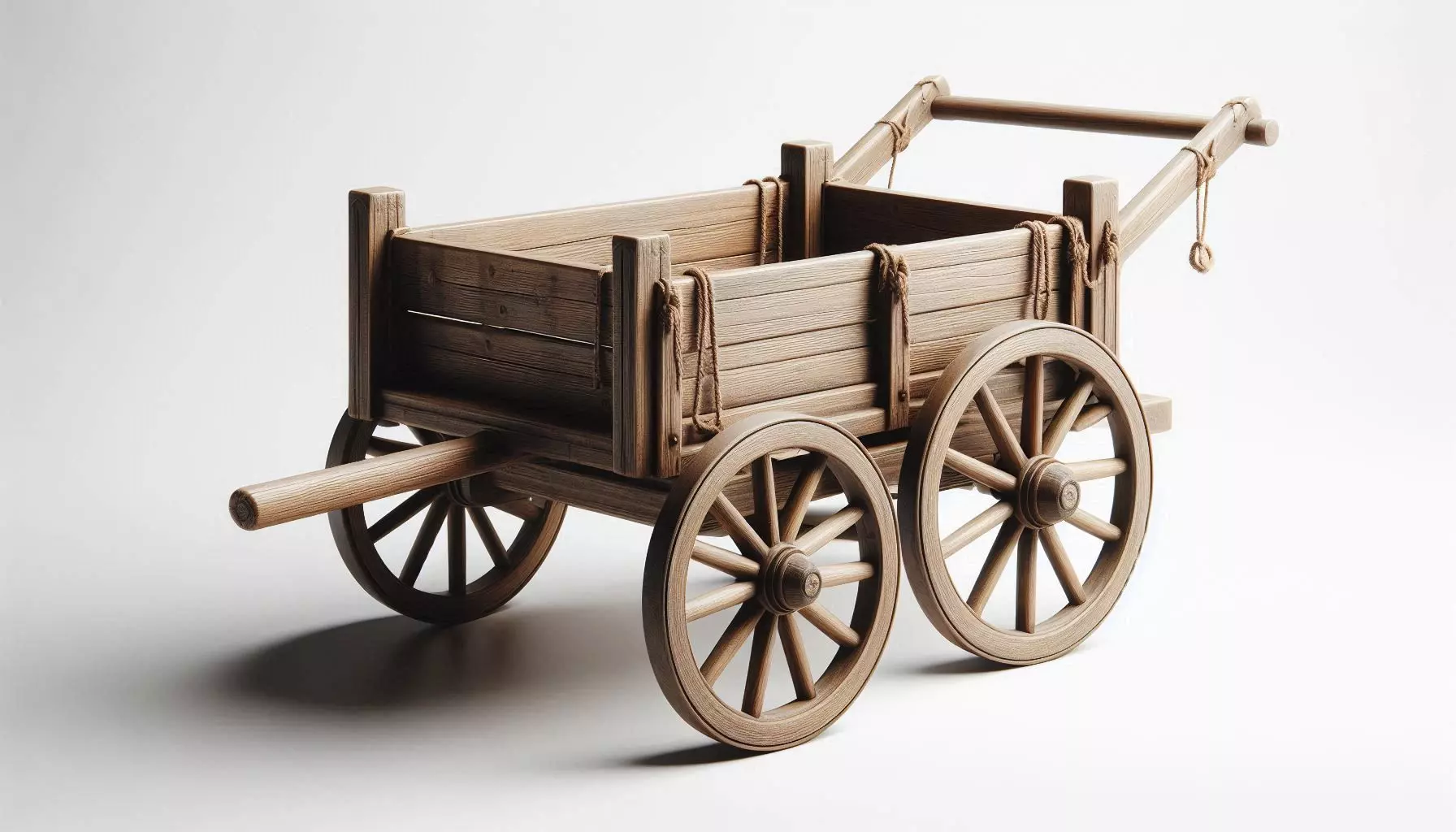 Wooden Cart 3D Printable Model 3D print model