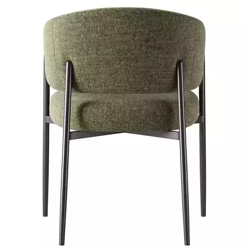 Iris Dining Chair 3D model 5