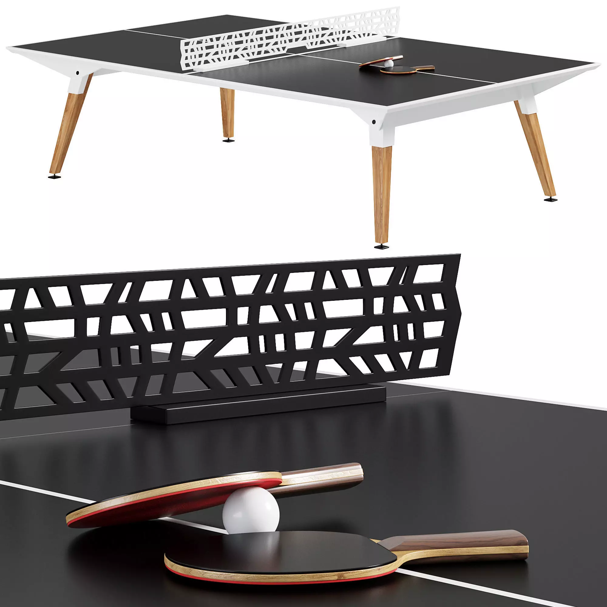 Ping Pong Table By Cornilleau Low-poly 3D model