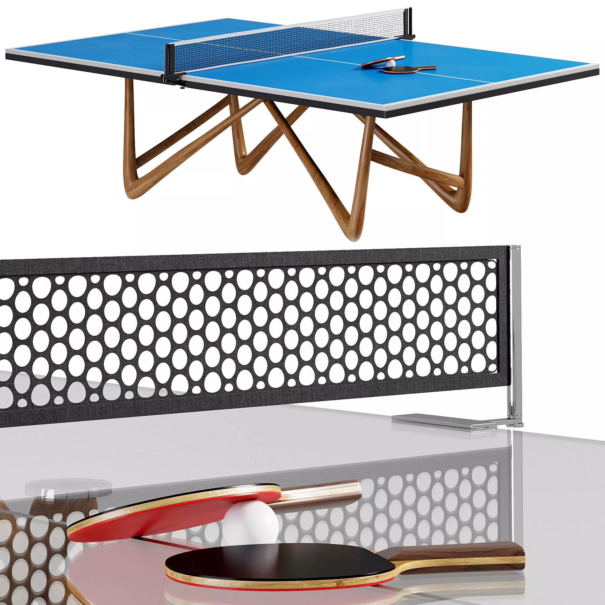 Effetto Ping Pong By Teckeel Low-poly 3D model