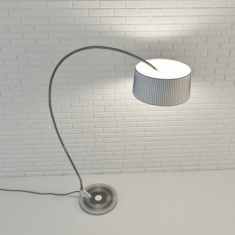Floor Lamp 3D model_4