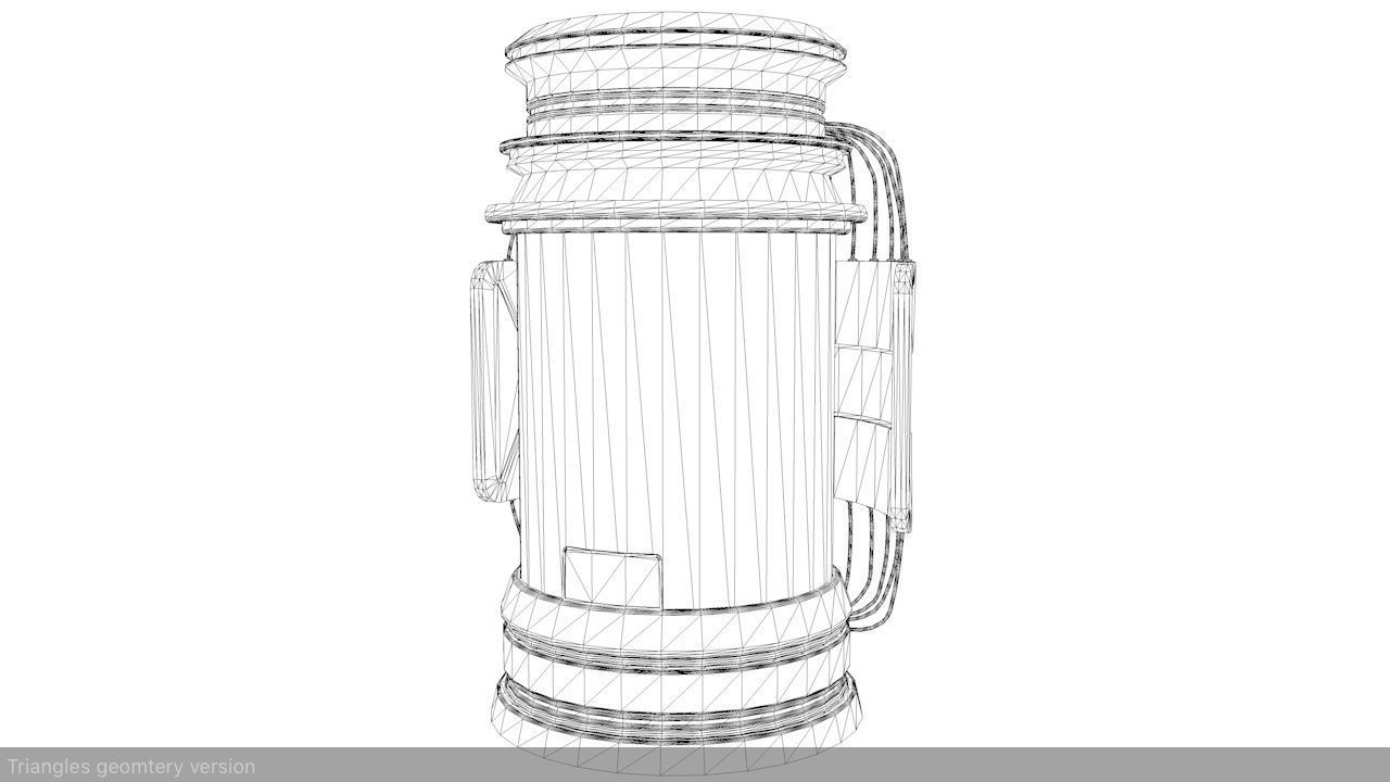 Hibernation Capsule Next Gen Game PBR  Low-poly 3D model_20