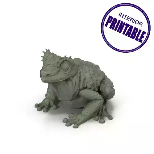 frog printable 3D print model