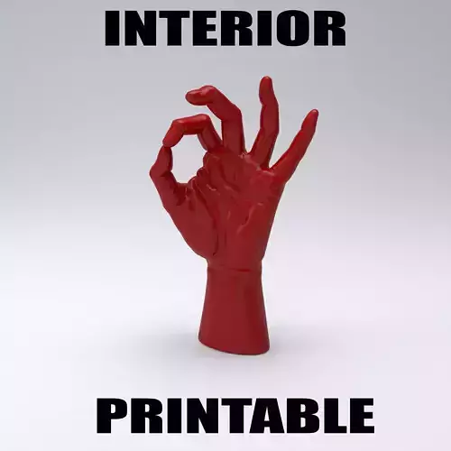 Hand ok printable 3D print model