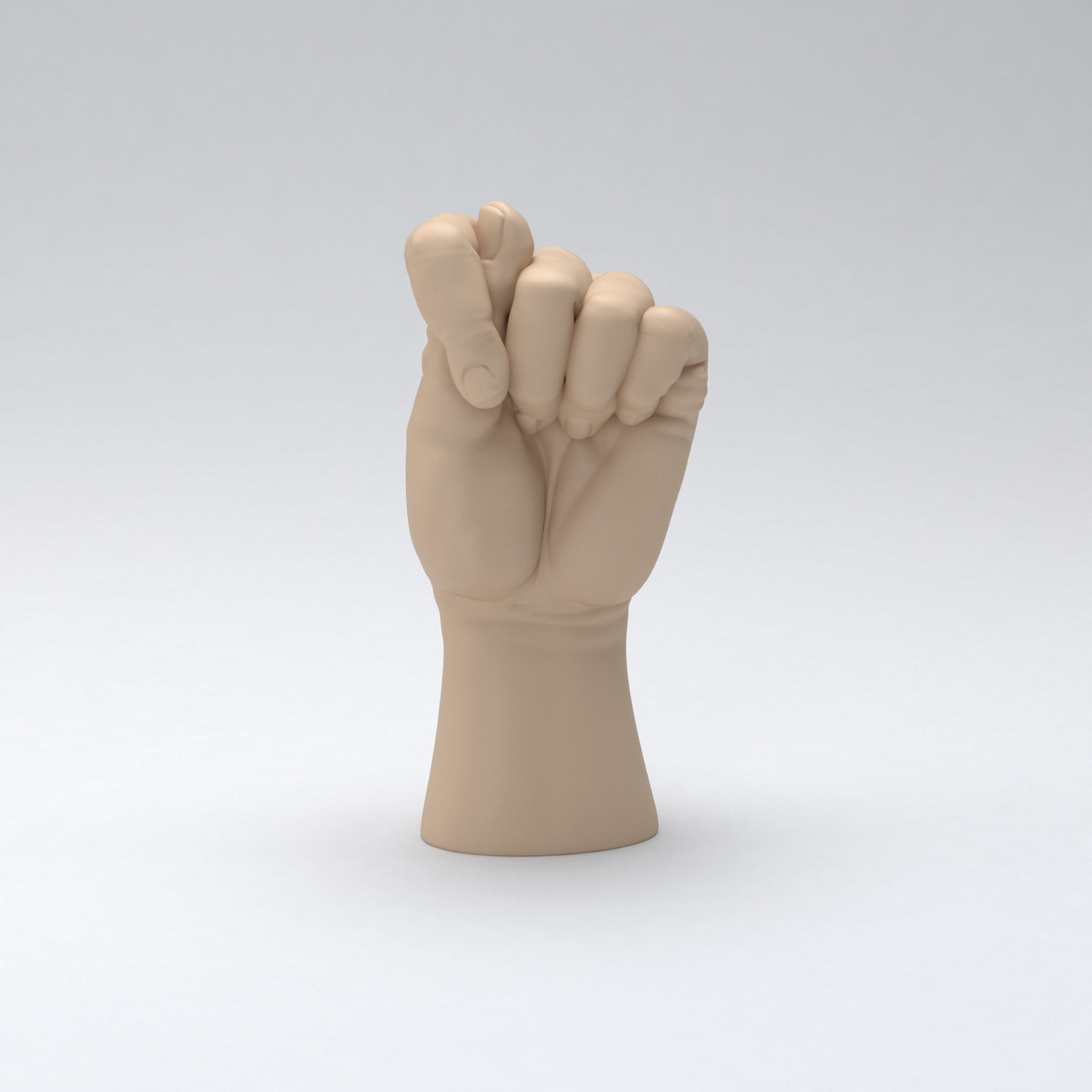 Hand fig printable 3D print model_1