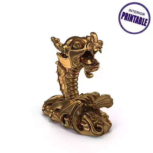 Arowana printable feng shui 3D print model