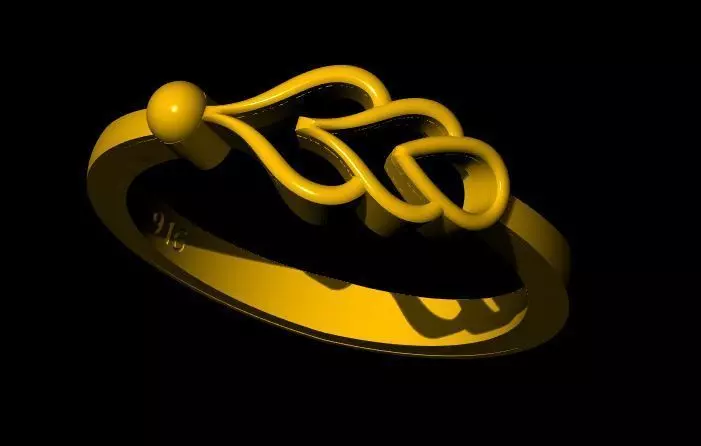 heart plain ring 3dm file 3D print model