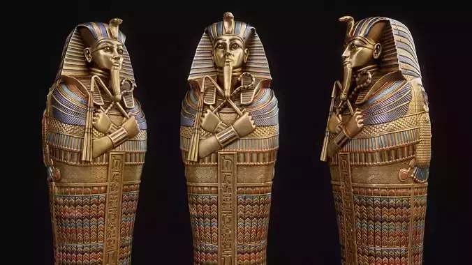 Egyptian Pharaoh Sarcophagus