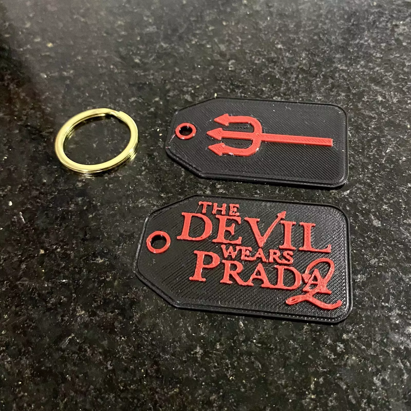 Devil Wears Prada 2 Label keychain 3D model 3D printable | CGTrader