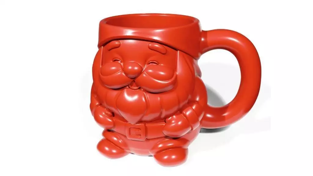 Santa Claus Mug 2 3D print model
