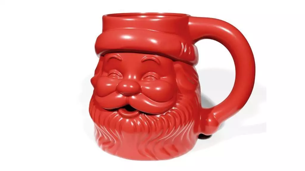 Santa Claus Mug 3D print model