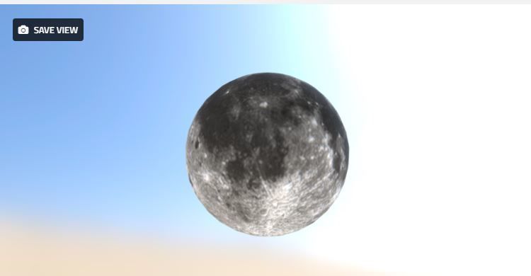 Moon 3D Free low-poly 3D model_1