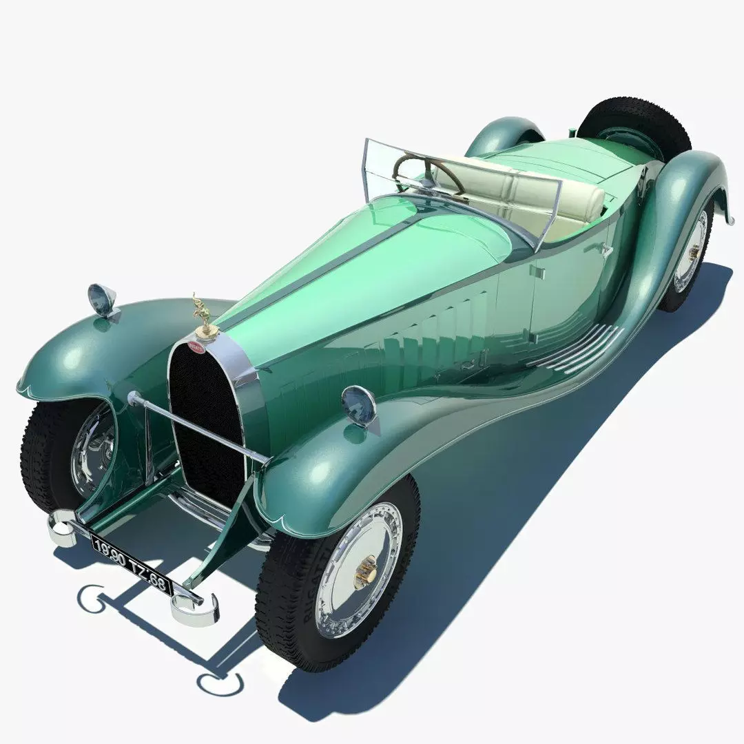 Bugatti Type 41 Royale Esders Low-poly 3D model