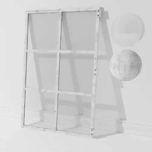 old window frame  3D model