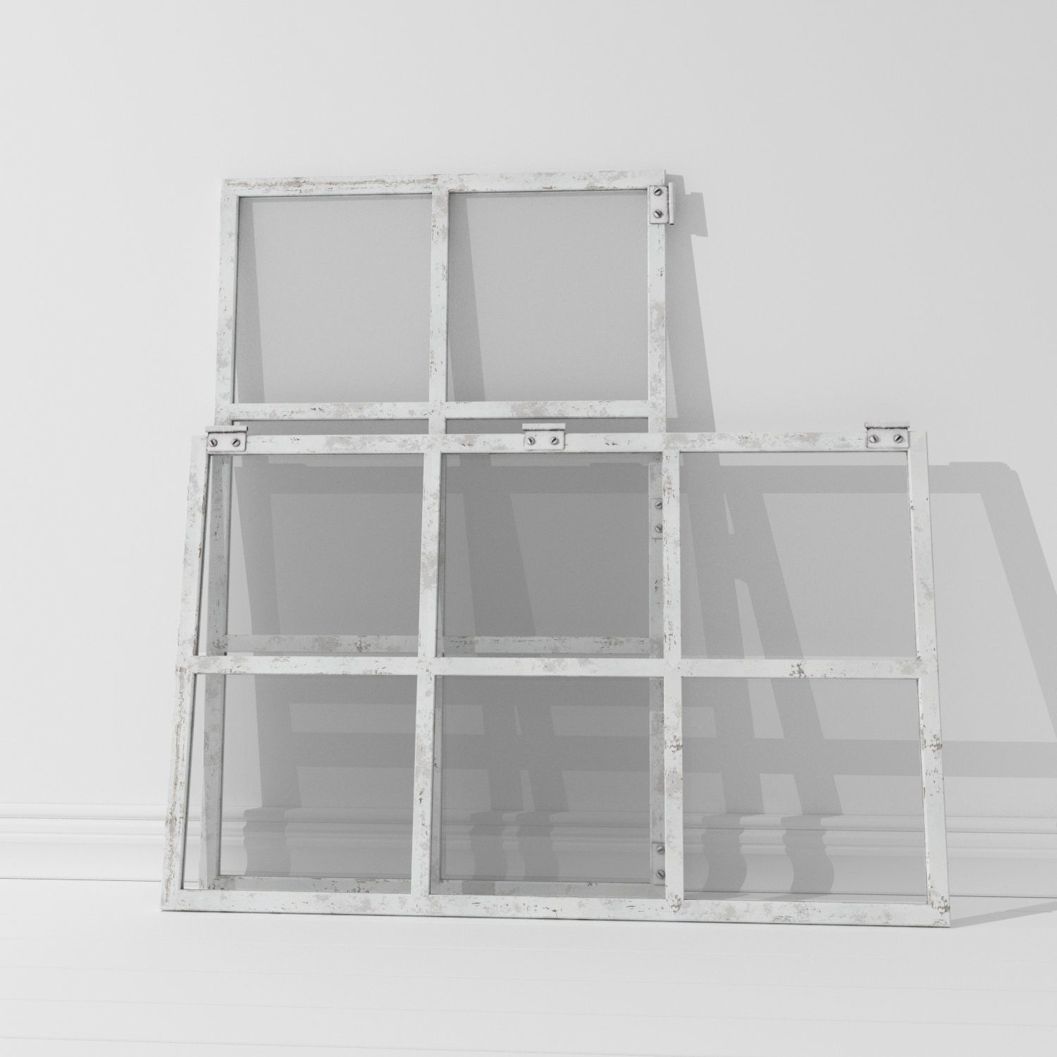 Old Window Frame 3d Model Cgtrader Old Window Frame 3d Model Max Obj Mtl