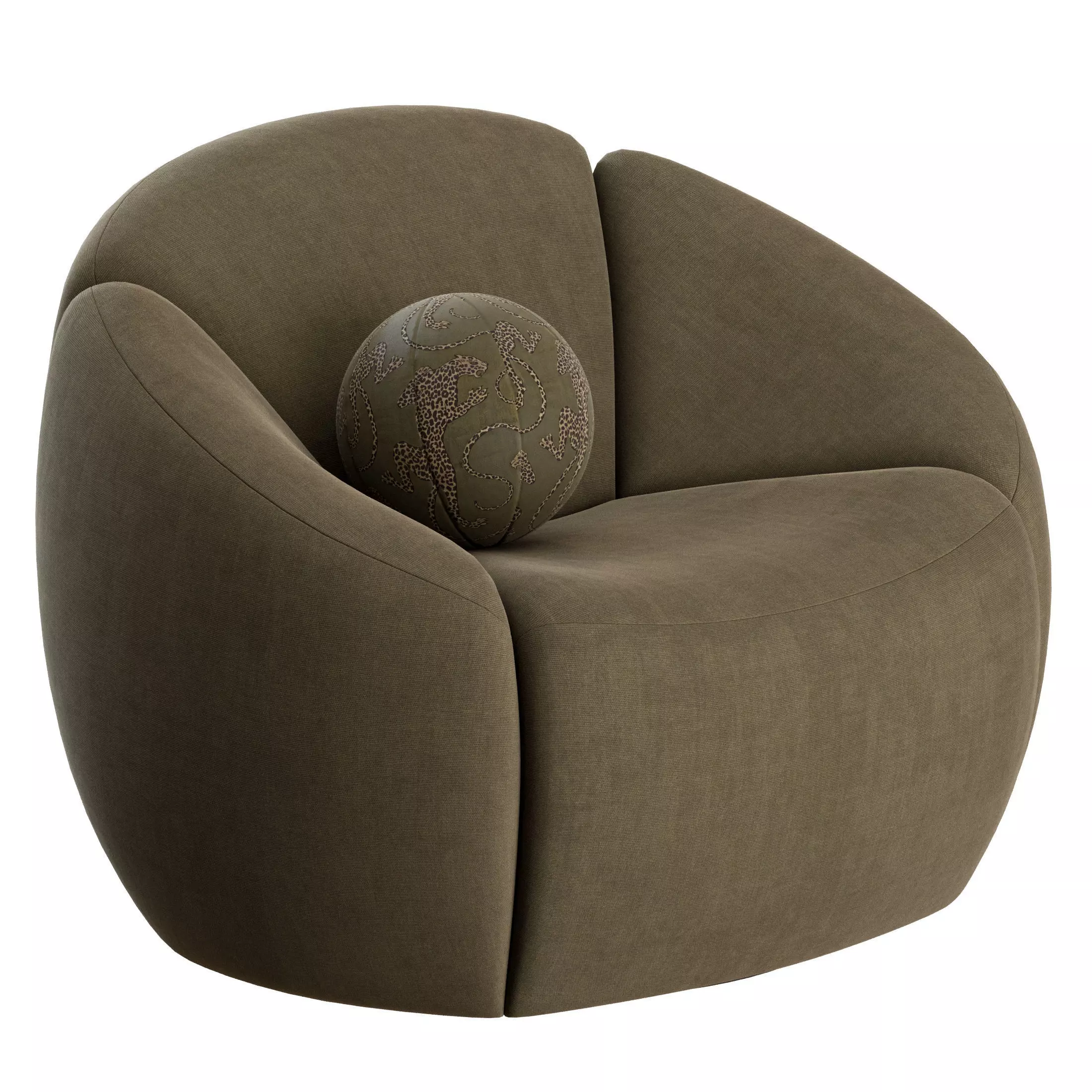 Dune Armchair by Daniel Boddam 3D model