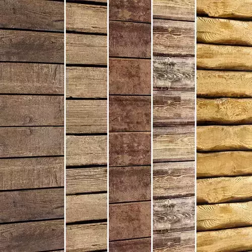 Wooden Plank Collection 2 3D model